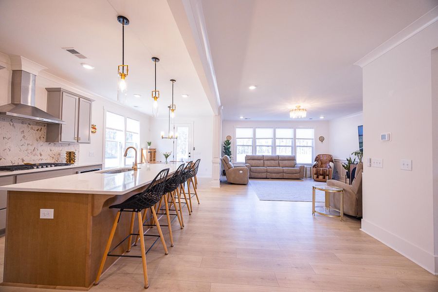 Furnished interior view inside a new home in , Ravenel (Image 14).