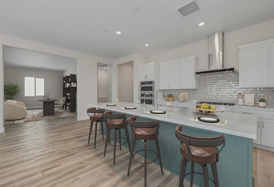 Virtually Staged Ridgecrest Traverse Homesite 77 Kitchen - 2 of 16 Virtually Staged Ridgecrest Traverse Homesite 77 Kitchen - 2 of 16