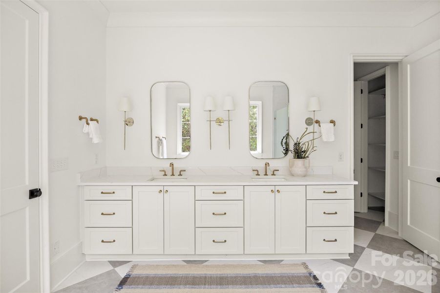 Furnished interior view inside a new home in , Charlotte (Image 18).