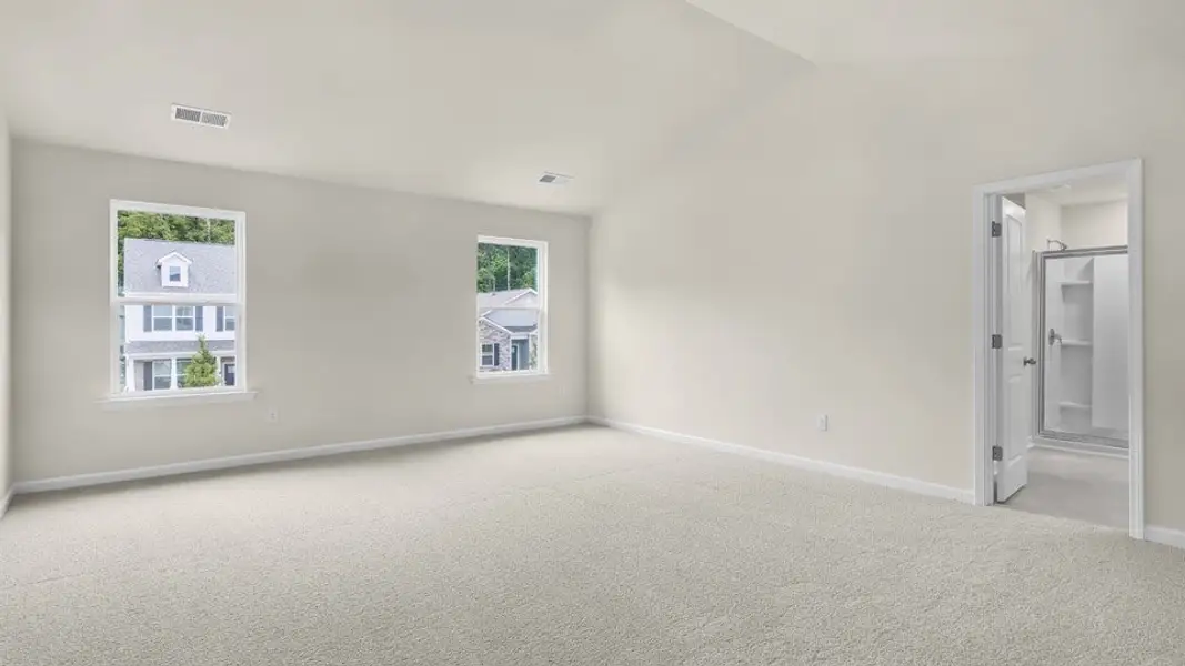 Representative unfurnished interior of a home built from the COLUMBIA by D.R. Horton in Galvins Ridge, Sanford (Image 12).