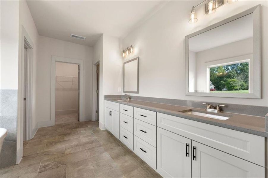 Furnished interior view inside a new home in SteepleChase, Hoschton (Image 11).