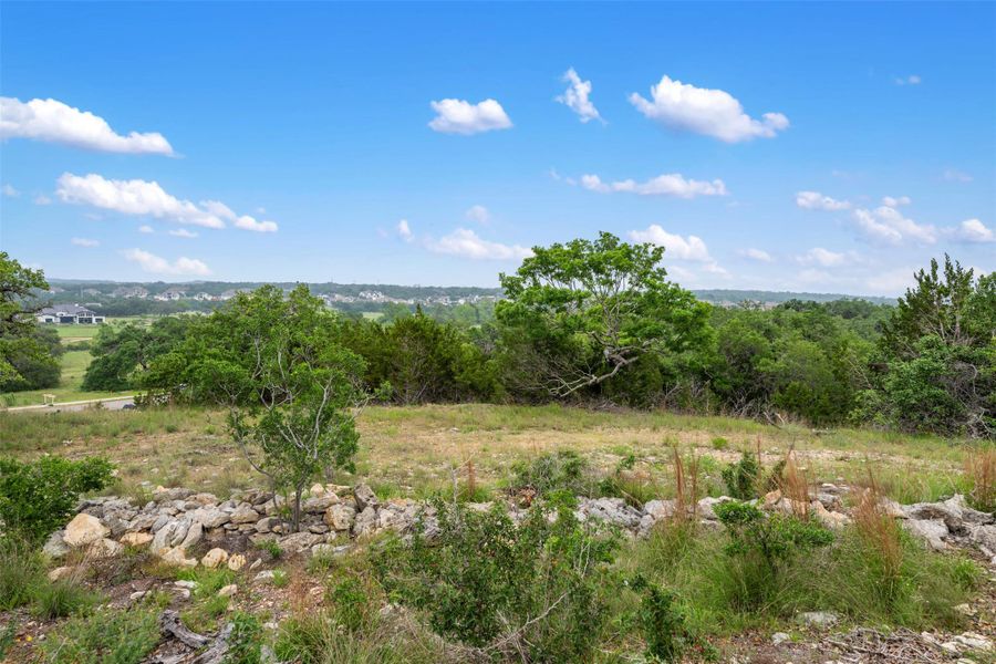 View of hill country