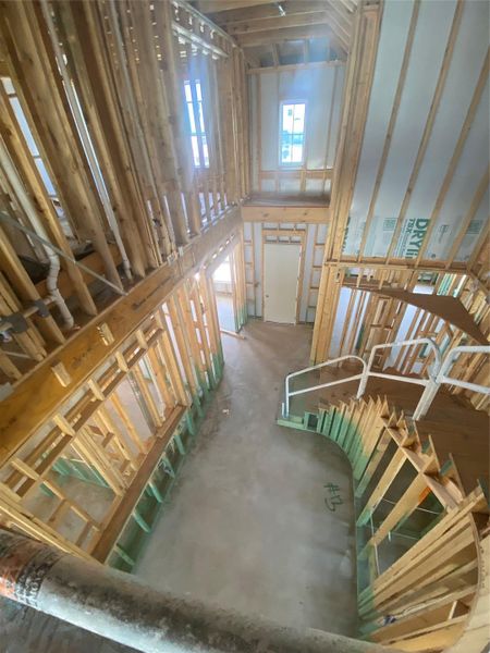 From 2nd Floor to Front Entry