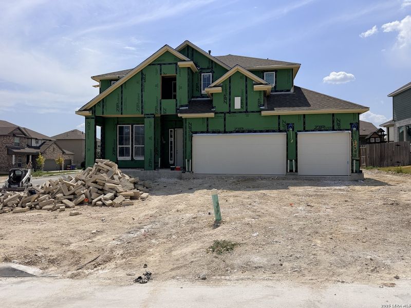 In-progress construction of a new home in Buffalo Crossing, Cibolo, TX (Image 16). In-progress construction of a new home in Buffalo Crossing, Cibolo, TX (Image 16).