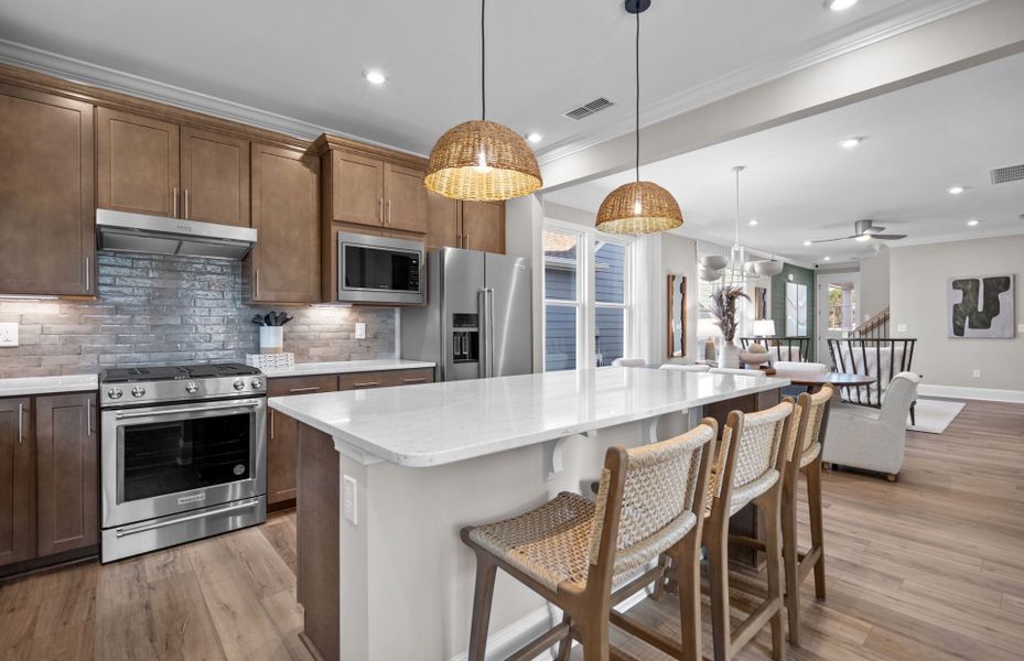 Furnished interior view inside a new home in The Haven at Riverlights, Wilmington (Image 11).
