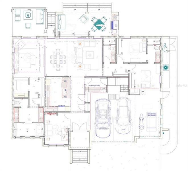 2D floor plan layout of this home in , Punta Gorda, FL (Image 7).