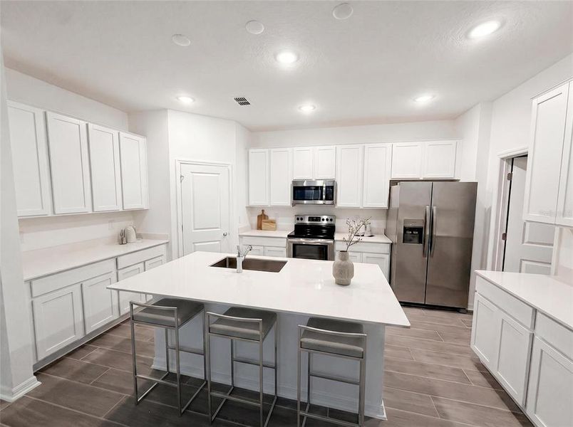 Furnished interior view inside a new home in , Kissimmee (Image 6).