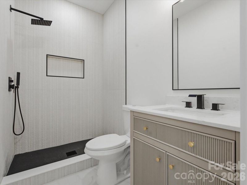 Furnished interior view inside a new home in , Monroe (Image 37).