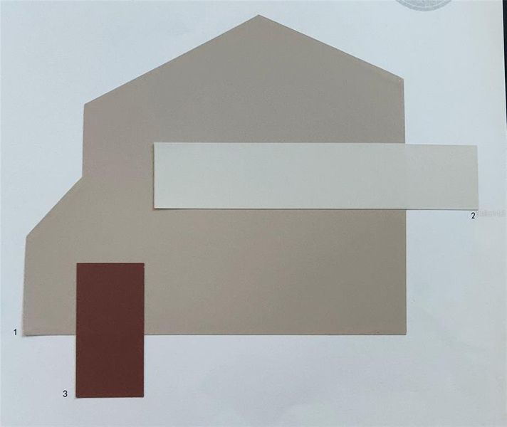 Sample of building materials used in homes in Sunset Landing, Spring Hill (Image 4).