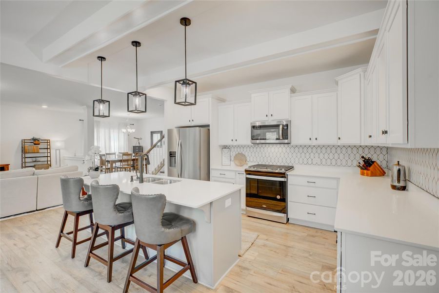 Furnished interior view inside a new home in , York (Image 33).