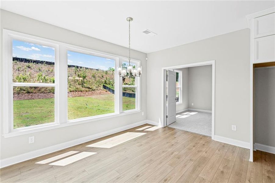 Spacious, unfurnished interior of a new home in Hidden Fields, Hoschton (Image 24). Spacious, unfurnished interior of a new home in Hidden Fields, Hoschton (Image 24).