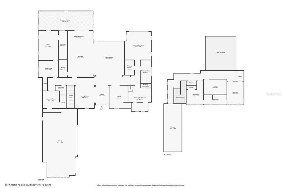 2D floor plan layout of this home in , Riverview, FL (Image 3).