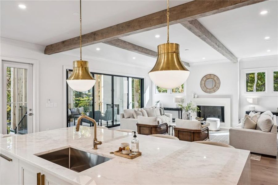 Furnished interior view inside a new home in , Atlanta (Image 37). Furnished interior view inside a new home in , Atlanta (Image 37).