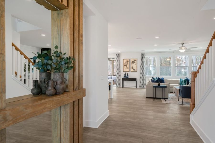 Representative furnished interior of a home built from the Prescott by Mattamy Homes in Magnolia Park, Garner (Image 17). Representative furnished interior of a home built from the Prescott by Mattamy Homes in Magnolia Park, Garner (Image 17).