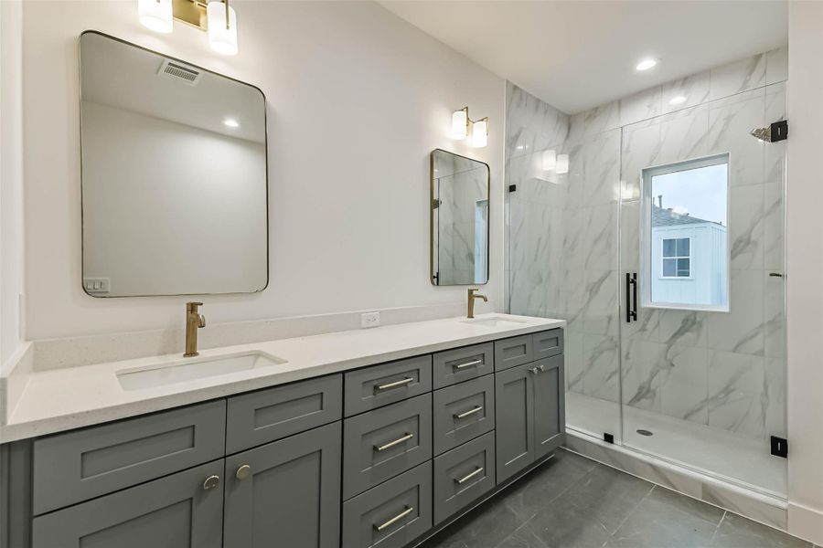 Furnished interior view inside a new home in , Houston (Image 14).