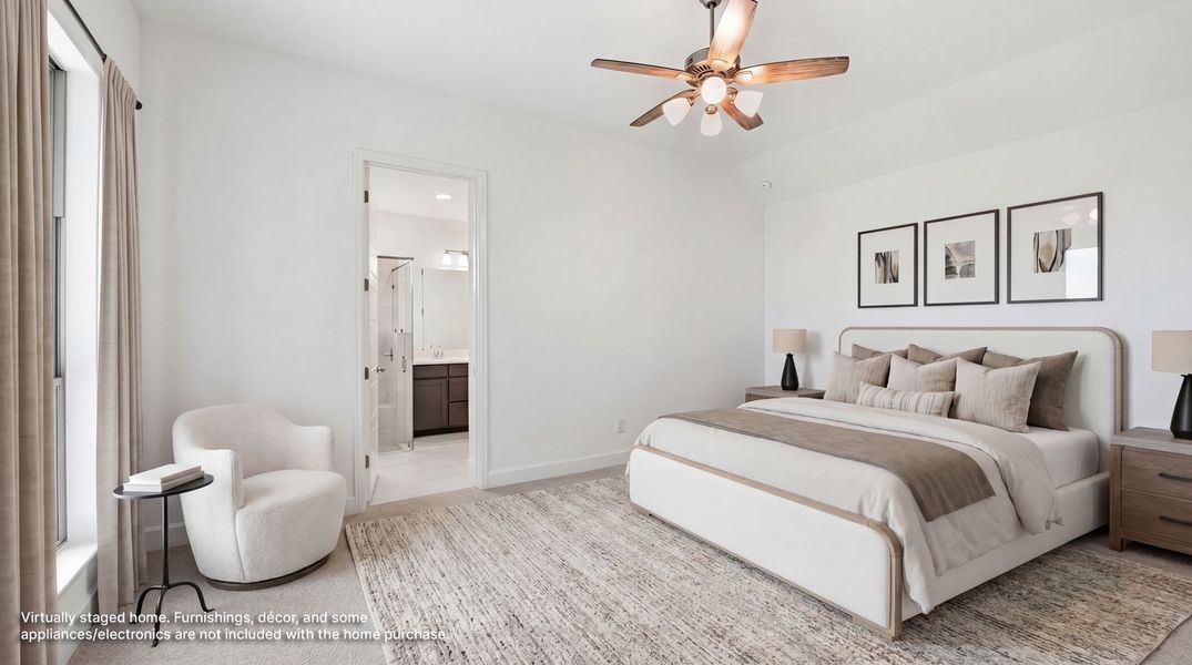 Furnished interior view inside a new home in Meraki, Forney (Image 9).