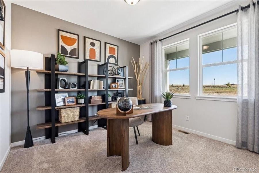 Furnished interior view inside a new home in Sweetgrass, Dacono (Image 11).
