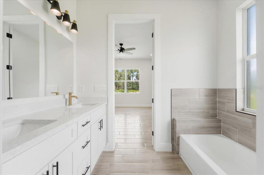 Furnished interior view inside a new home in , Lehigh Acres (Image 7).