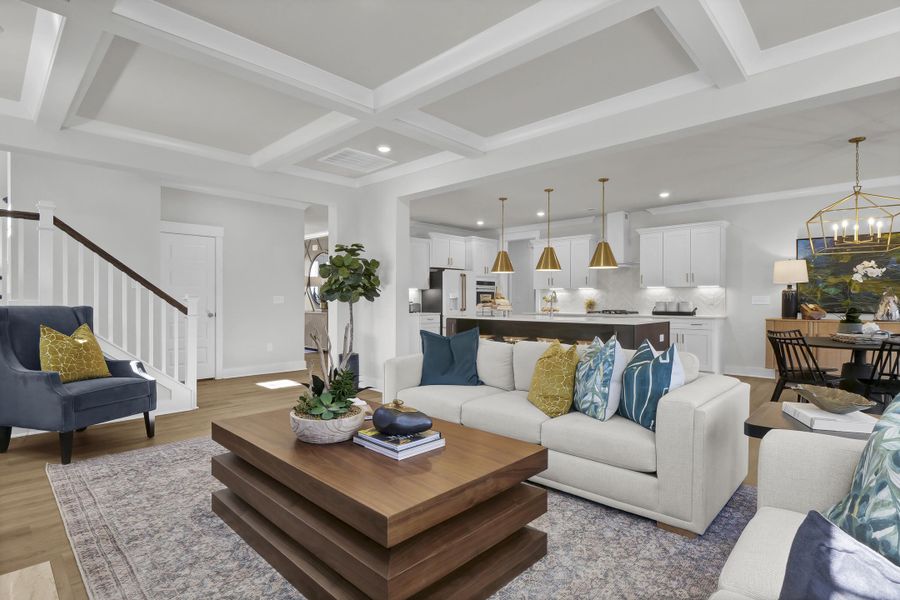 Furnished interior view inside a new home in , Summerville (Image 8).