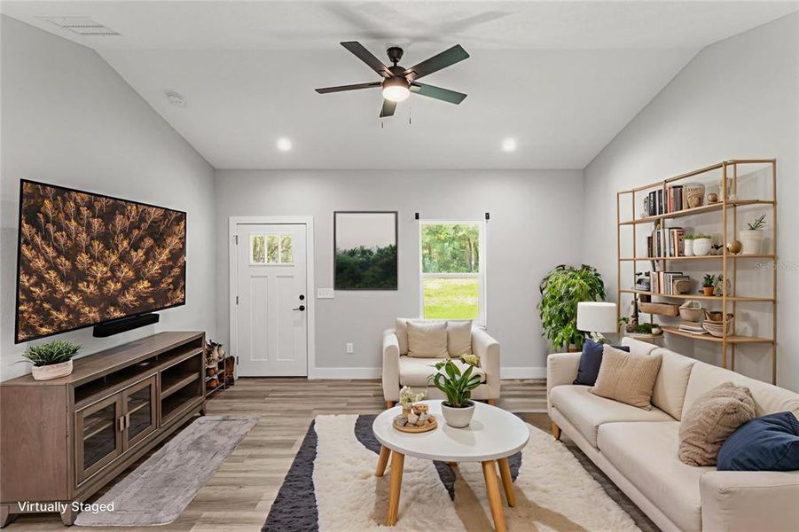 Furnished interior view inside a new home in , Florahome (Image 5).