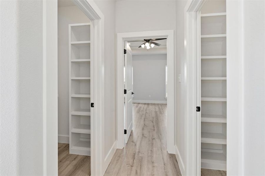 Primary Bedroom Walk In Closets