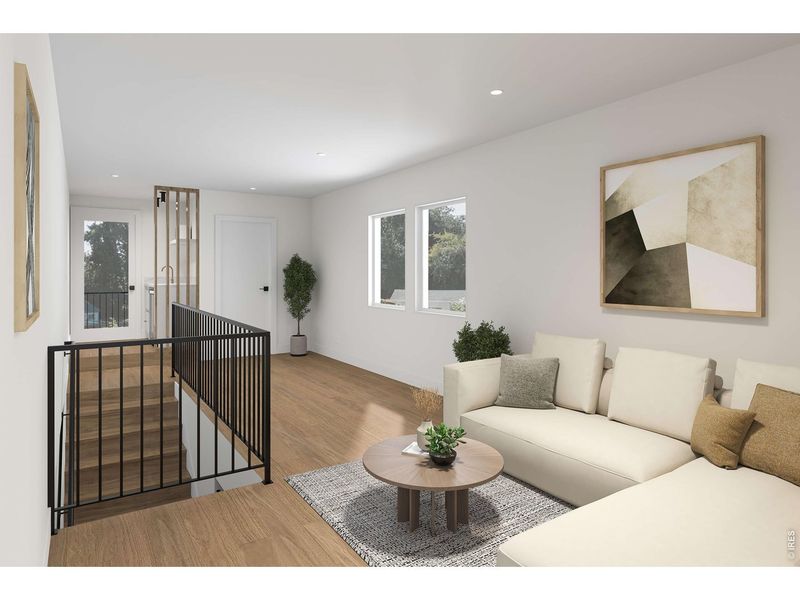 Furnished interior view inside a new home in , Denver (Image 9).