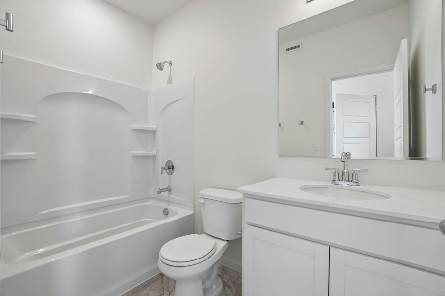 Furnished interior view inside a new home in Liberty Draw, Evans (Image 8).