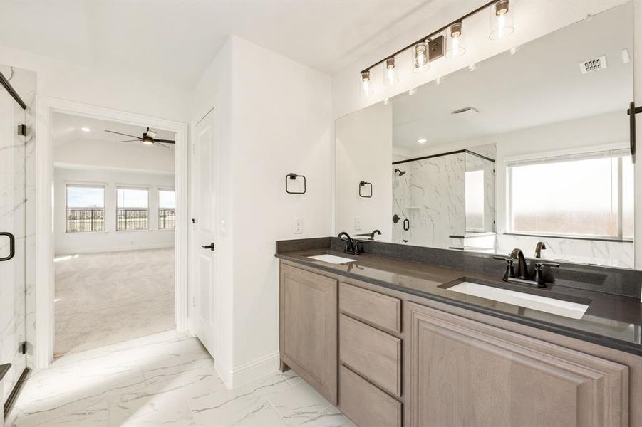 Furnished interior view inside a new home in Timberbrook, Justin (Image 19).