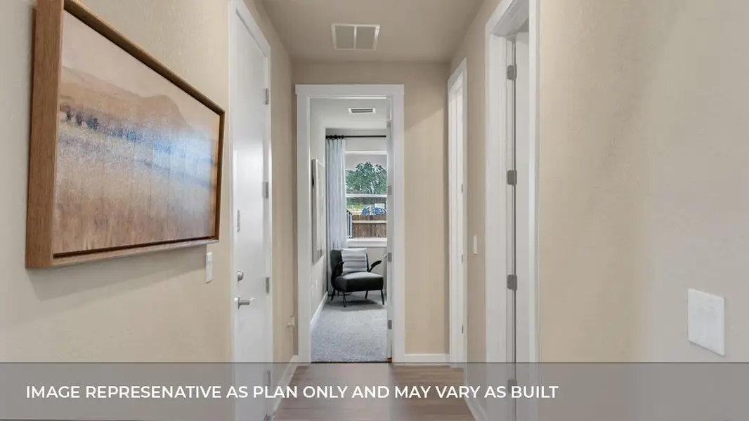 Furnished interior view inside a new home in Rosenbusch Ranch, Leander (Image 7).