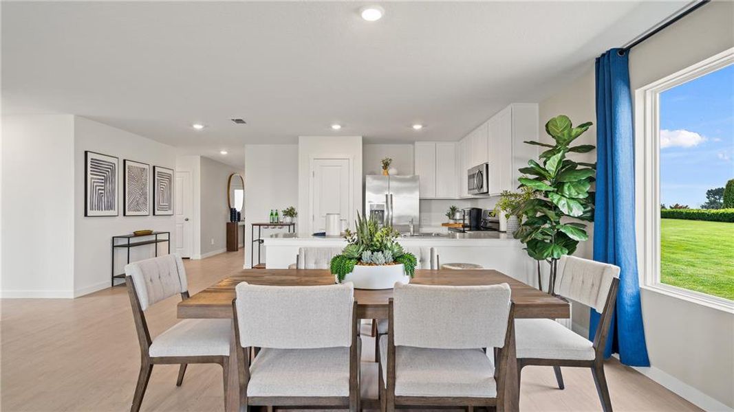 Furnished interior view inside a new home in Crosswinds, Haines City (Image 5).