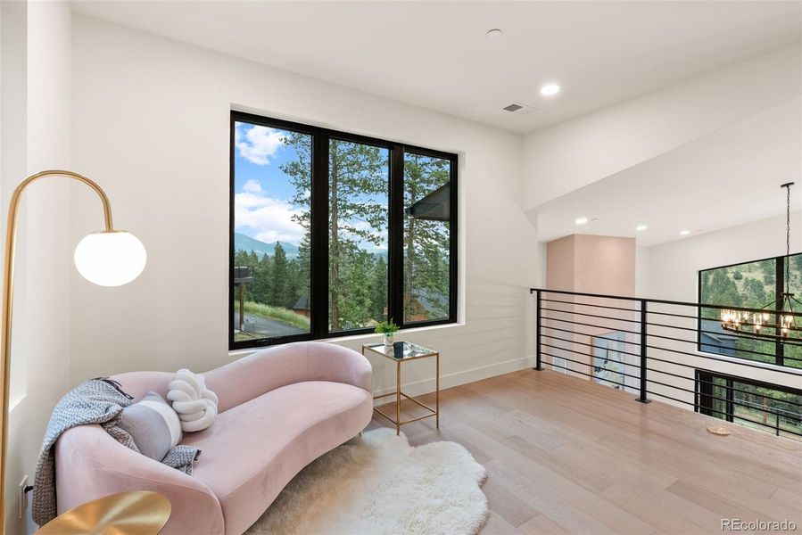 Furnished interior view inside a new home in , Evergreen (Image 22).