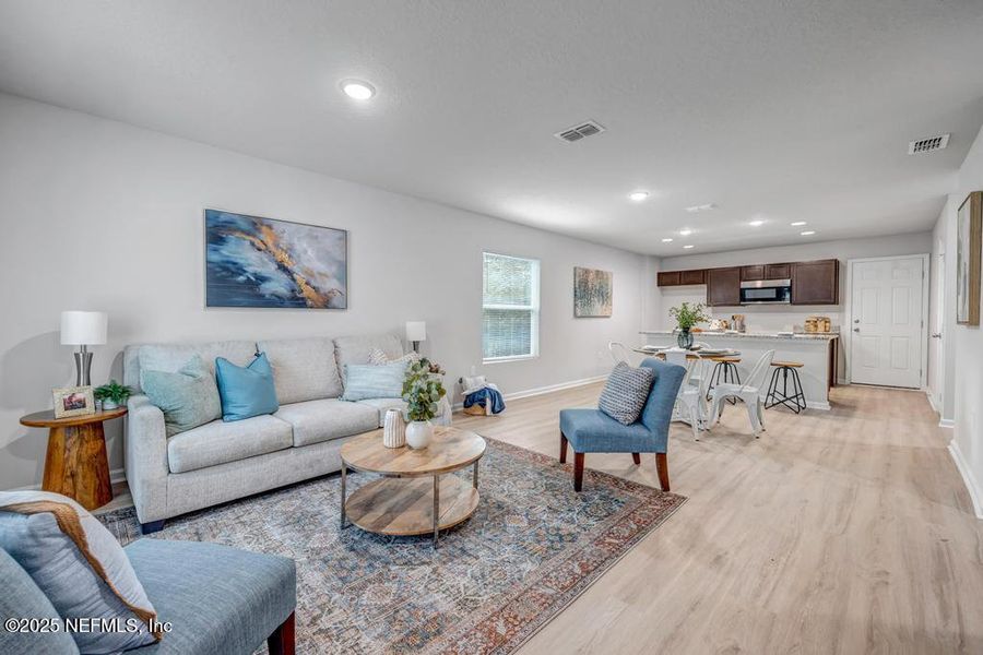 Furnished interior view inside a new home in , Jacksonville (Image 21).