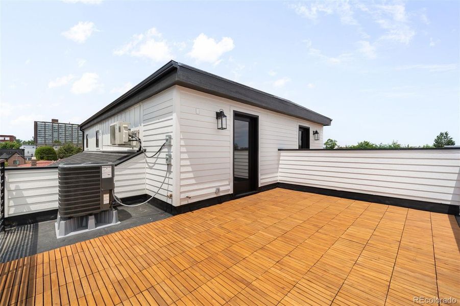 Exterior details and patio area of a home in , Denver (Image 4).