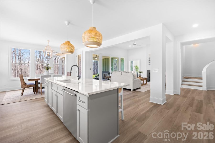 Furnished interior view inside a new home in , Statesville (Image 17). Furnished interior view inside a new home in , Statesville (Image 17).
