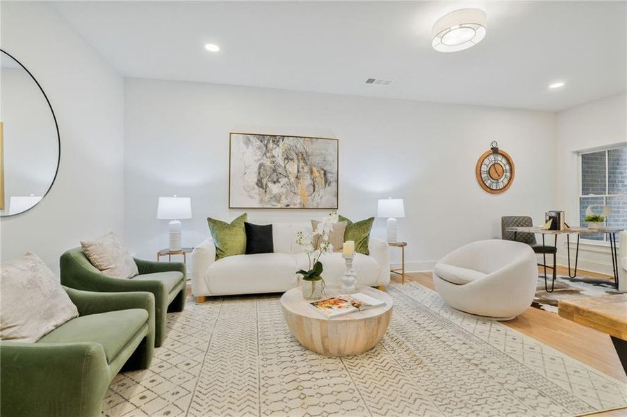 Furnished interior view inside a new home in Pendergrast Farm, Atlanta (Image 30).