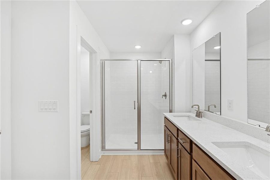 Furnished interior view inside a new home in Grandview Terrace, Canton (Image 8).