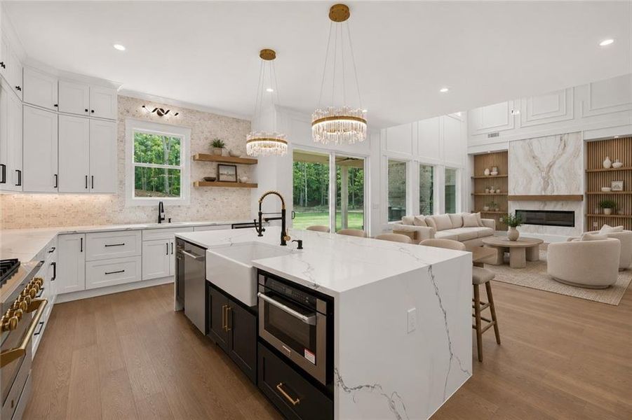 Furnished interior view inside a new home in , Jefferson (Image 56).