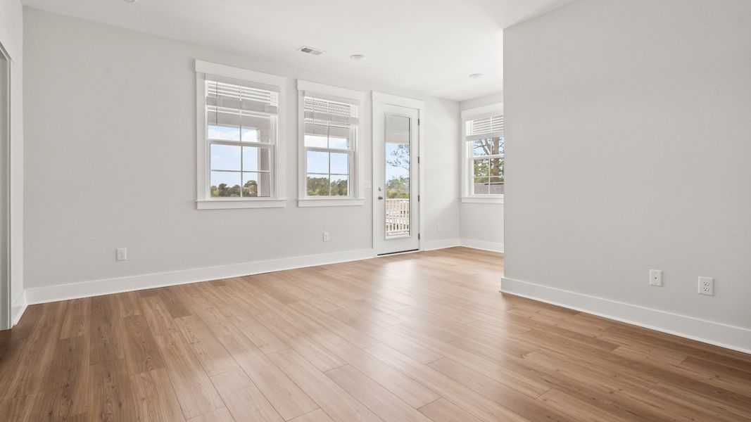 Representative furnished interior of a home built from the Lighthouse II by DRB Homes in Ballam Oaks, Mount Pleasant (Image 11).