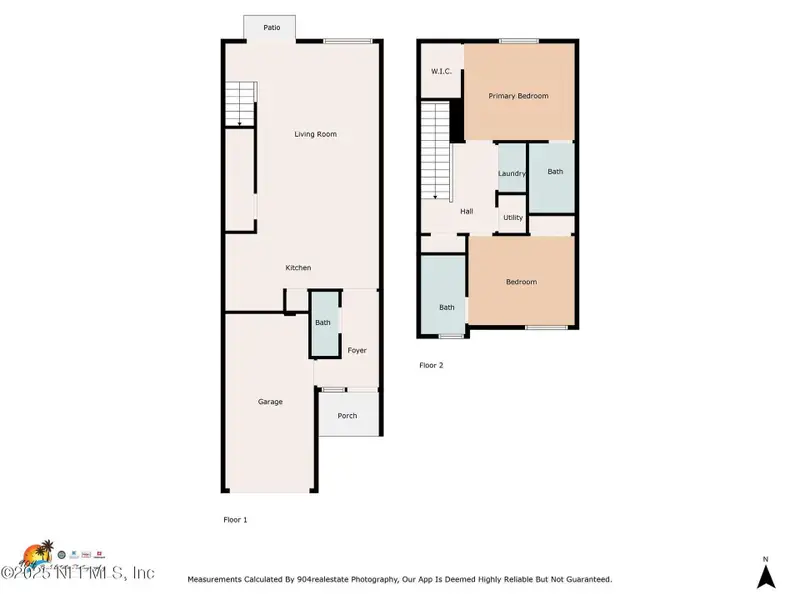 2D floor plan layout of this home in , Jacksonville, FL (Image 5).