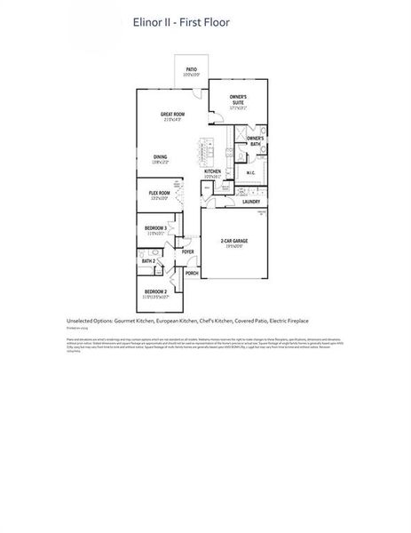 Elinor II - Floor Plan