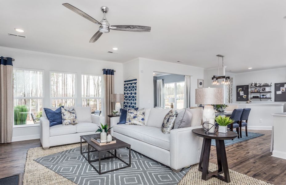 Furnished interior view inside a new home in Cannon Run, Concord (Image 10).