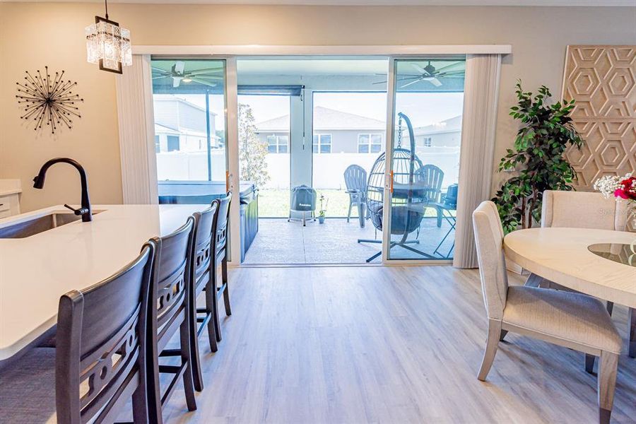 Furnished interior view inside a new home in Seasons at Lakeside Forest, Tavares (Image 36).