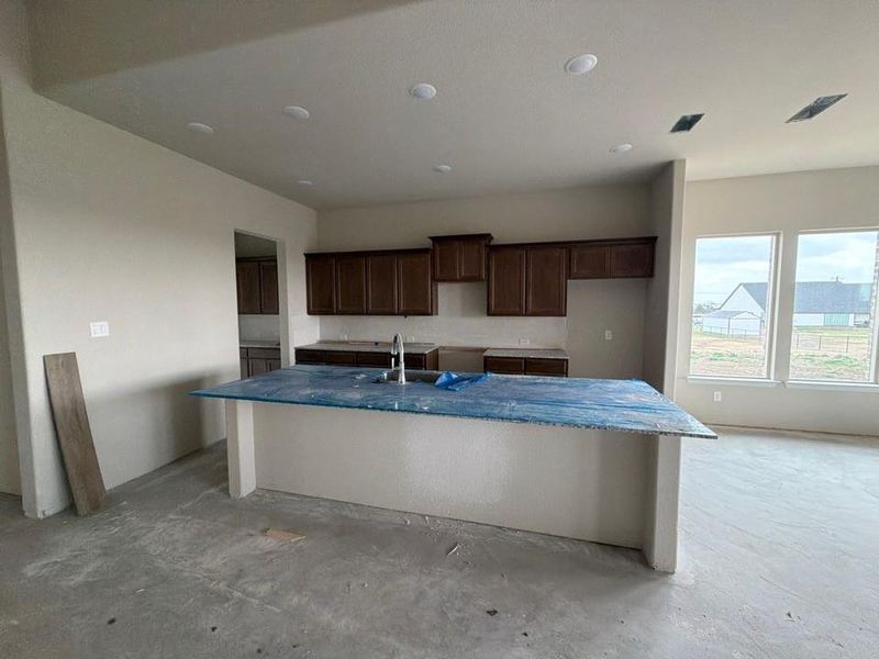 In-progress construction of a new home in Clear Sky Addition, Valley View, TX (Image 8).