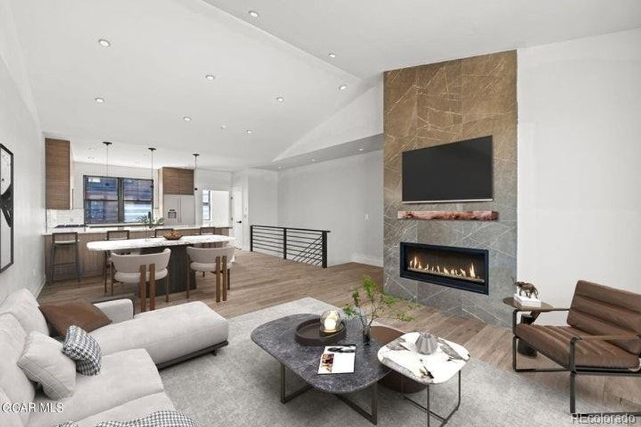 Furnished interior view inside a new home in , Granby (Image 3).