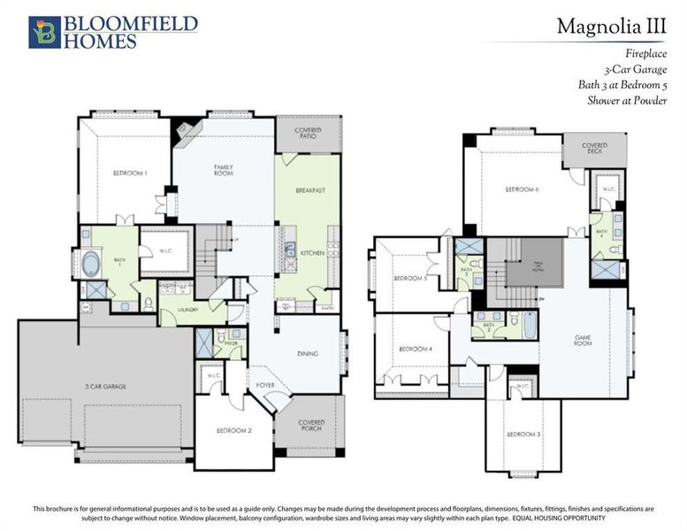 2D floor plan layout of this home in Hayes Crossing, Midlothian, TX (Image 2).