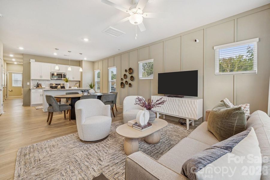 Example rendering Only - Home under construction with estimated completion in April or May.