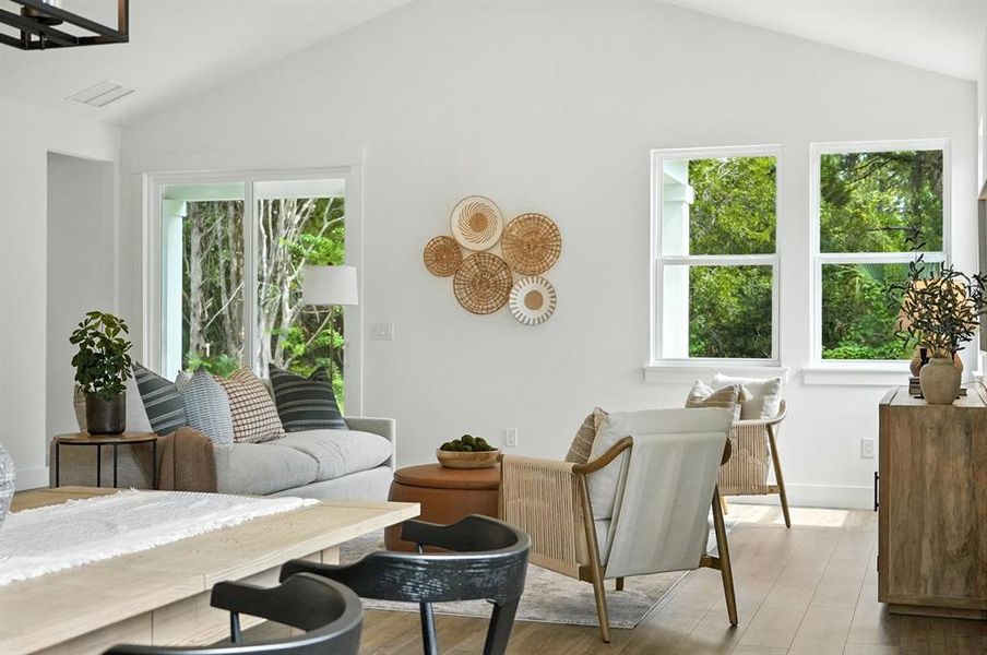 Furnished interior view inside a new home in Palm Coast Homes, Palm Coast (Image 24).