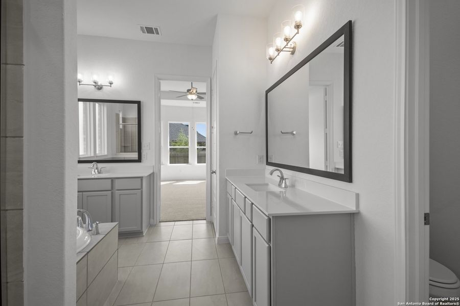 Furnished interior view inside a new home in Stillwater Ranch, San Antonio (Image 12). Furnished interior view inside a new home in Stillwater Ranch, San Antonio (Image 12).