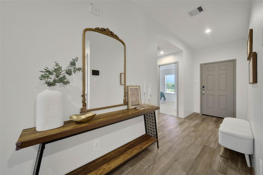 Furnished interior view inside a new home in The Canopies, Splendora (Image 5).