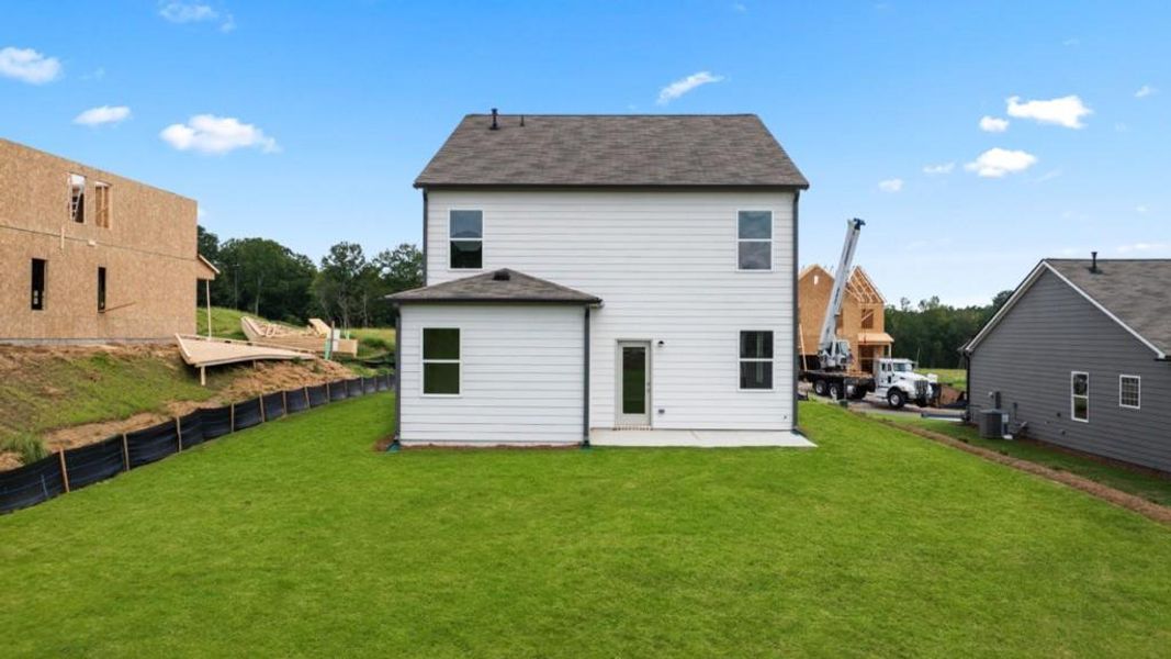 Exterior details and patio area of a home in Sheffield Highlands, Dallas (Image 3).